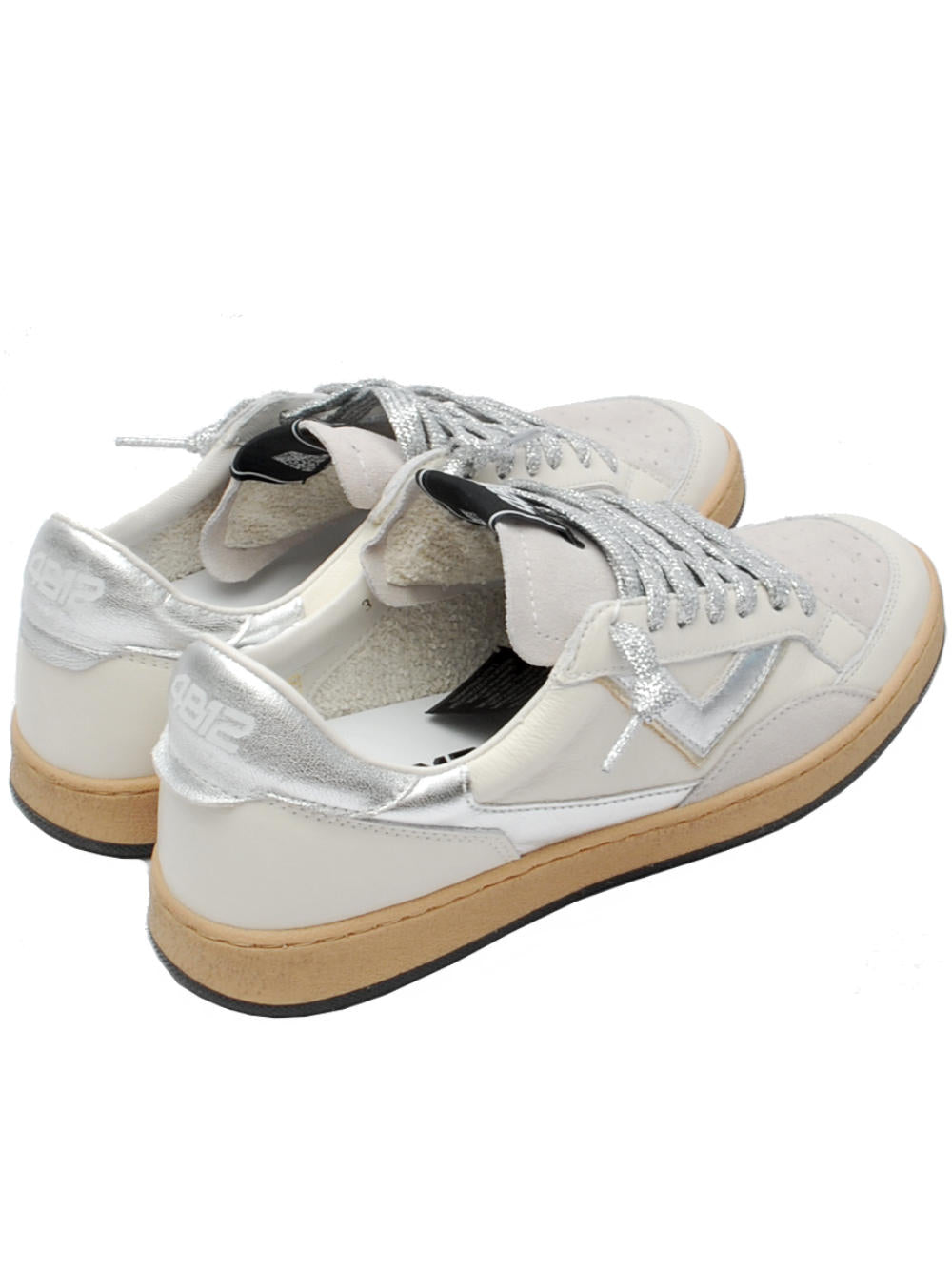 Sneakers Donna 4B12 Playnew D2004 Silver Pe26