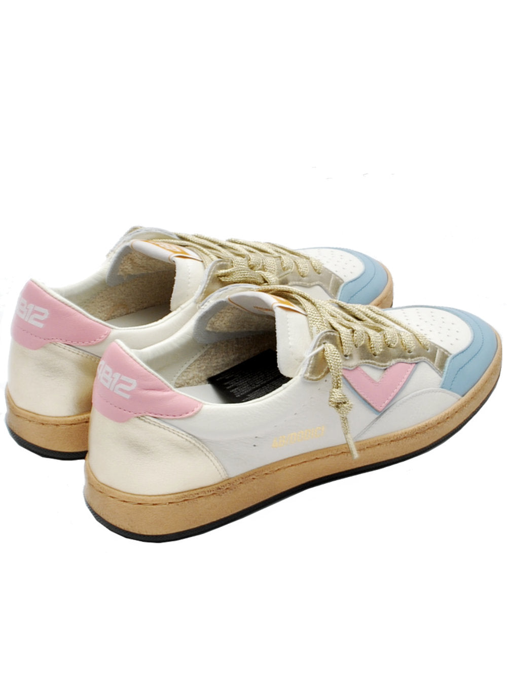 Sneakers Donna 4B12 Playnew D201 Bianco Sky Pe25 - Calzature Nucca