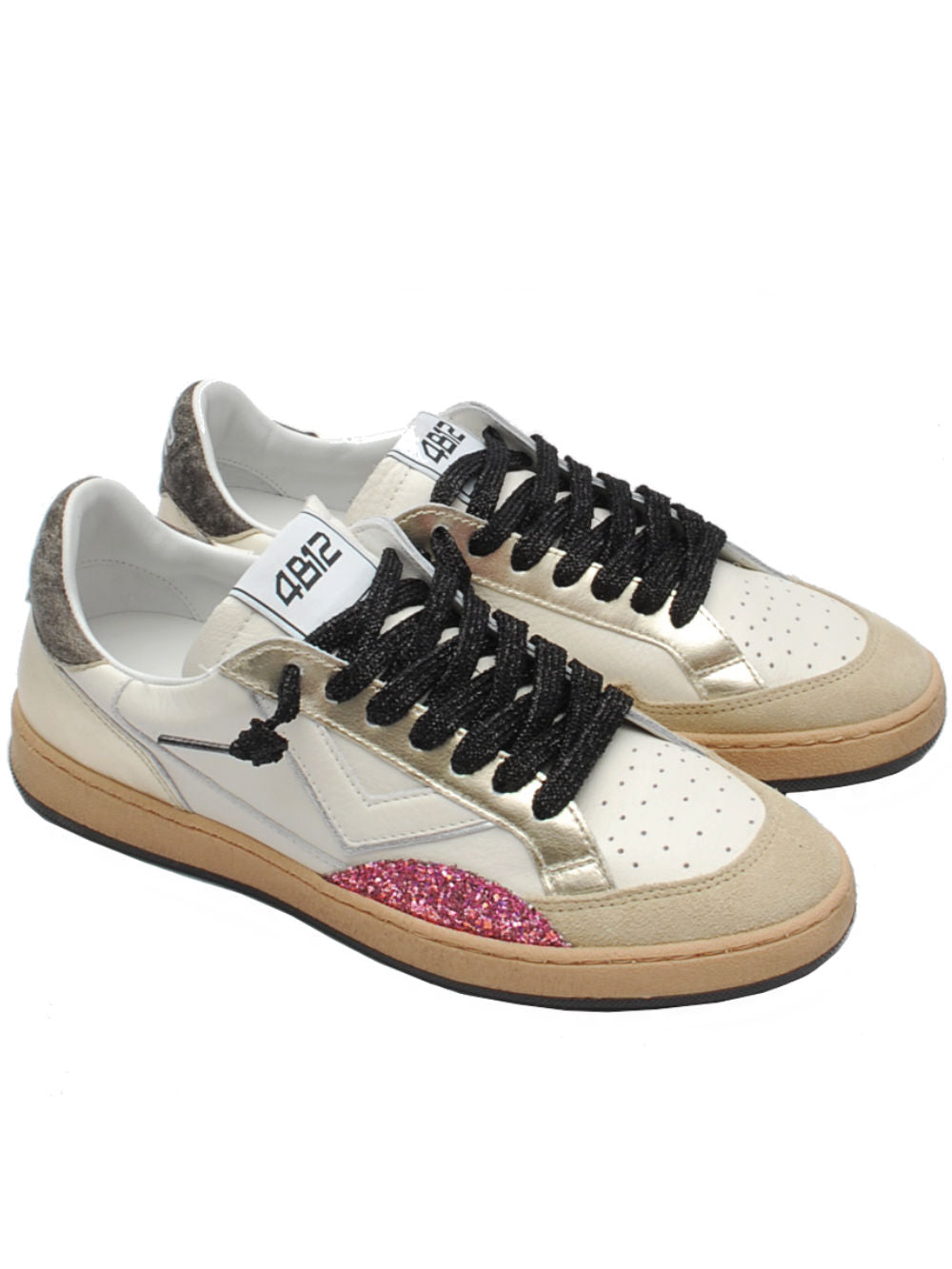 Sneakers Donna 4B12 Playnew D225 Platinum Pink Ai25 - Calzature Nucca