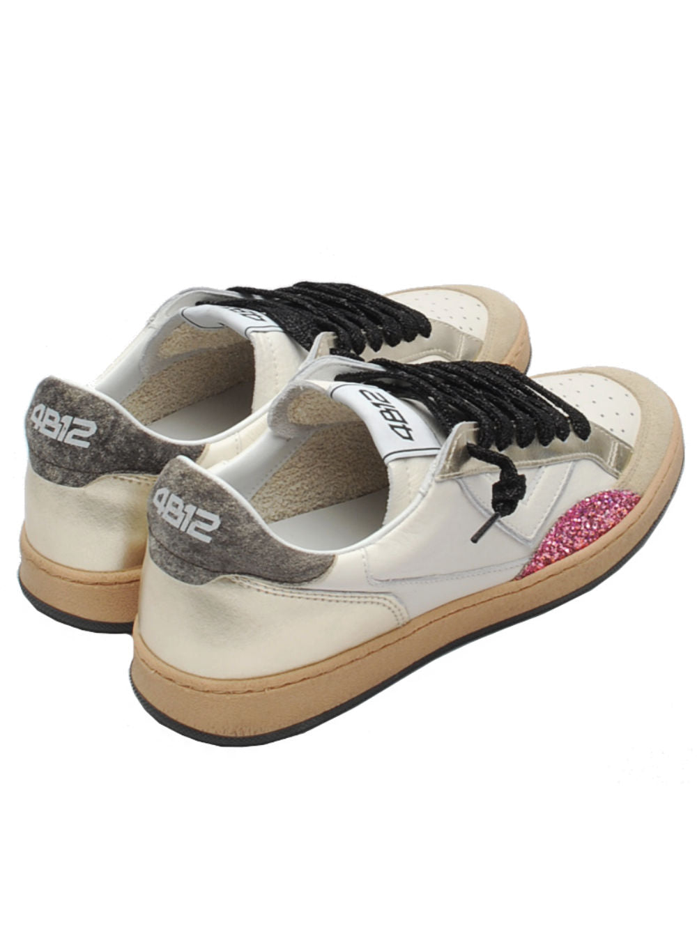 Sneakers Donna 4B12 Playnew D225 Platinum Pink Ai25 - Calzature Nucca