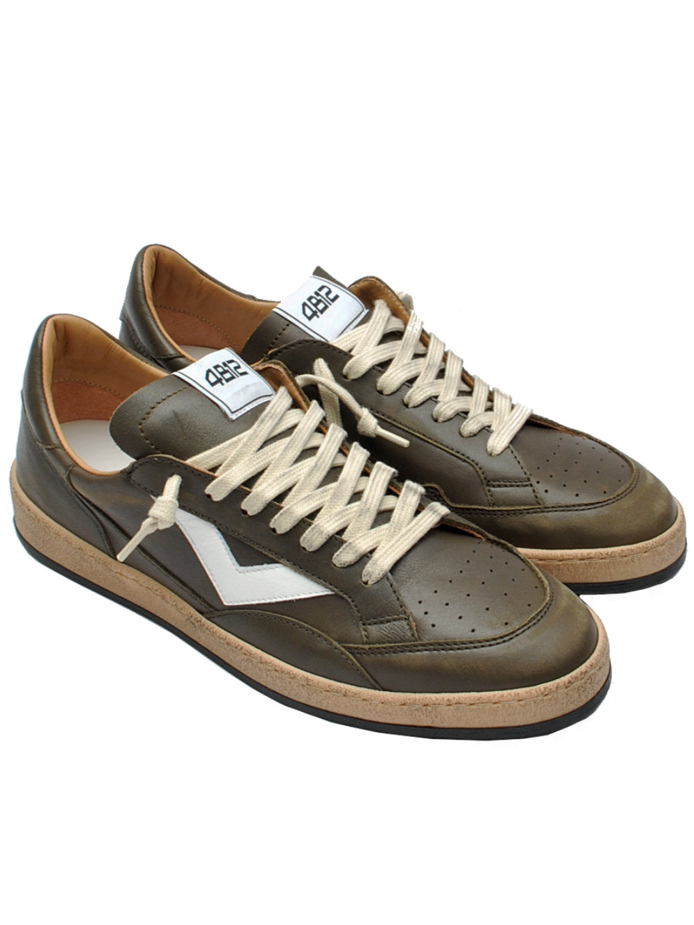 Sneakers Uomo 4B12 Playnew U120 Light Grey Ai25 - Calzature Nucca
