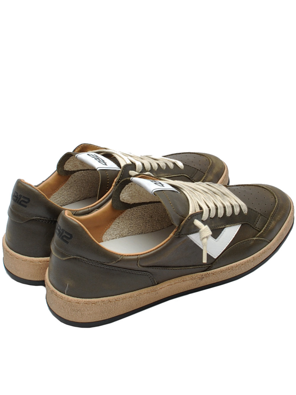 Sneakers Uomo 4B12 Playnew U120 Light Grey Ai25 - Calzature Nucca