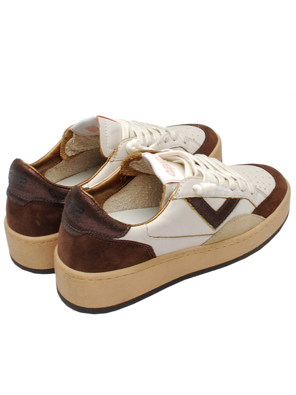 Sneakers Donna 4B12 Playnewsky D2045 White bronze Ai26