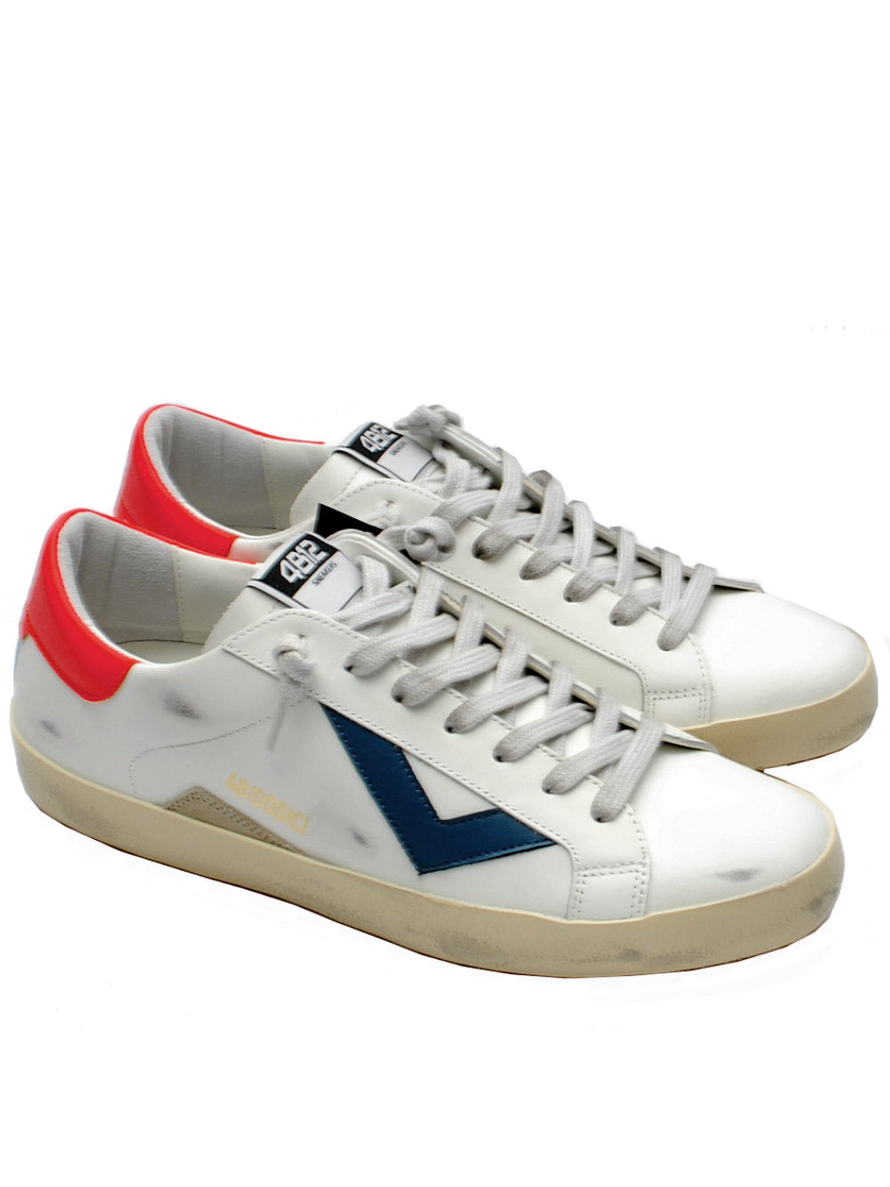 Sneakers Uomo 4B12 Suprime u201 offwhite-avio pe25 - Calzature Nucca