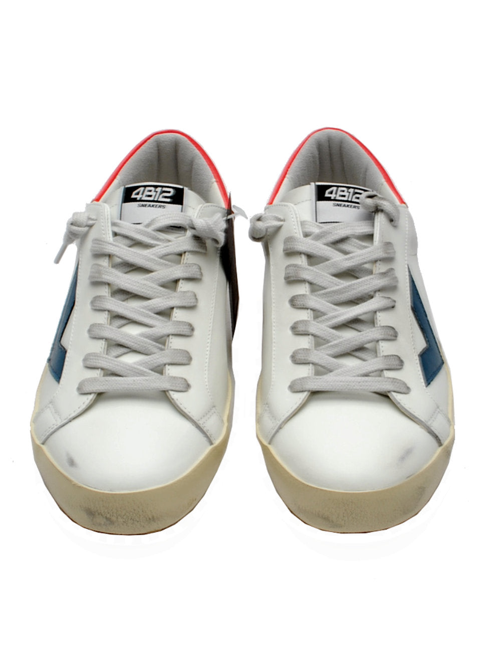 Sneakers Uomo 4B12 Suprime u201 offwhite-avio pe25 - Calzature Nucca