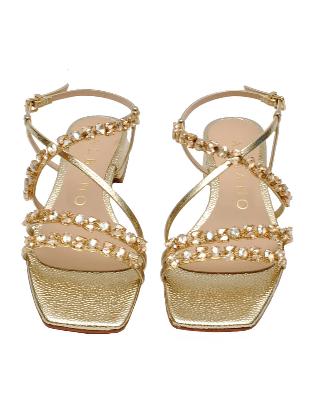 Sandali Albano 5625 Snake Platino Pe26