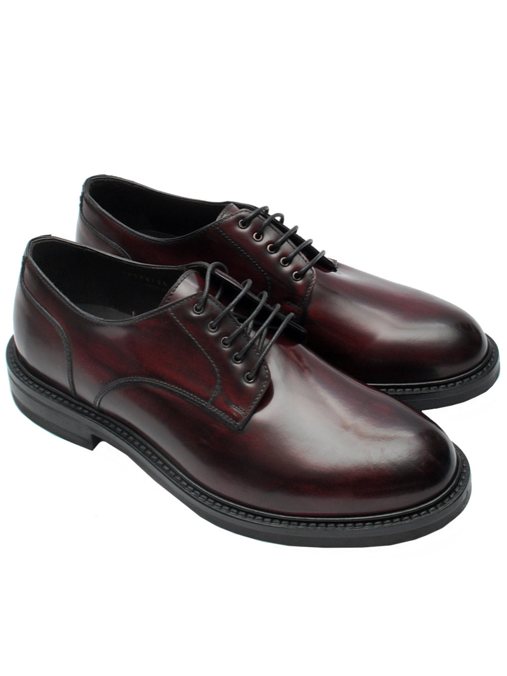 Scarpa Bassa Uomo Artisti e Artigiani 12596 - Vitello Spazzolato Bordeaux ai25 - Calzature Nucca