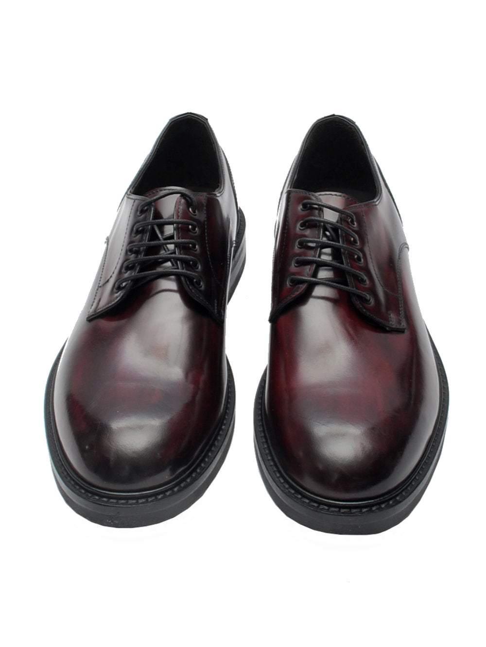 Scarpa Bassa Uomo Artisti e Artigiani 12596 - Vitello Spazzolato Bordeaux ai25 - Calzature Nucca