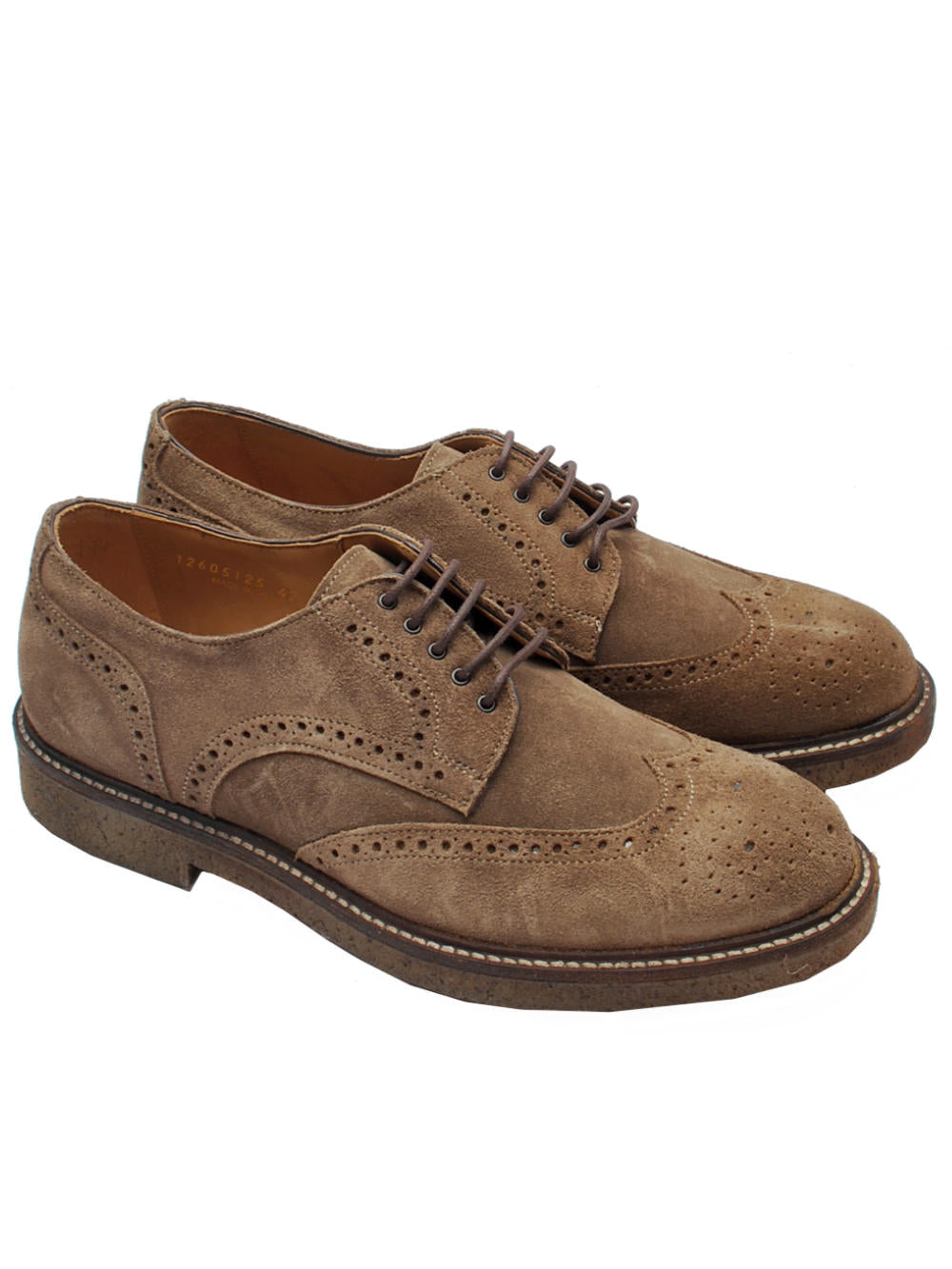 Scarpa Bassa Uomo Artisti e Artigiani 36288 - Camoscio Ingrassato Taupe ai25 - Calzature Nucca