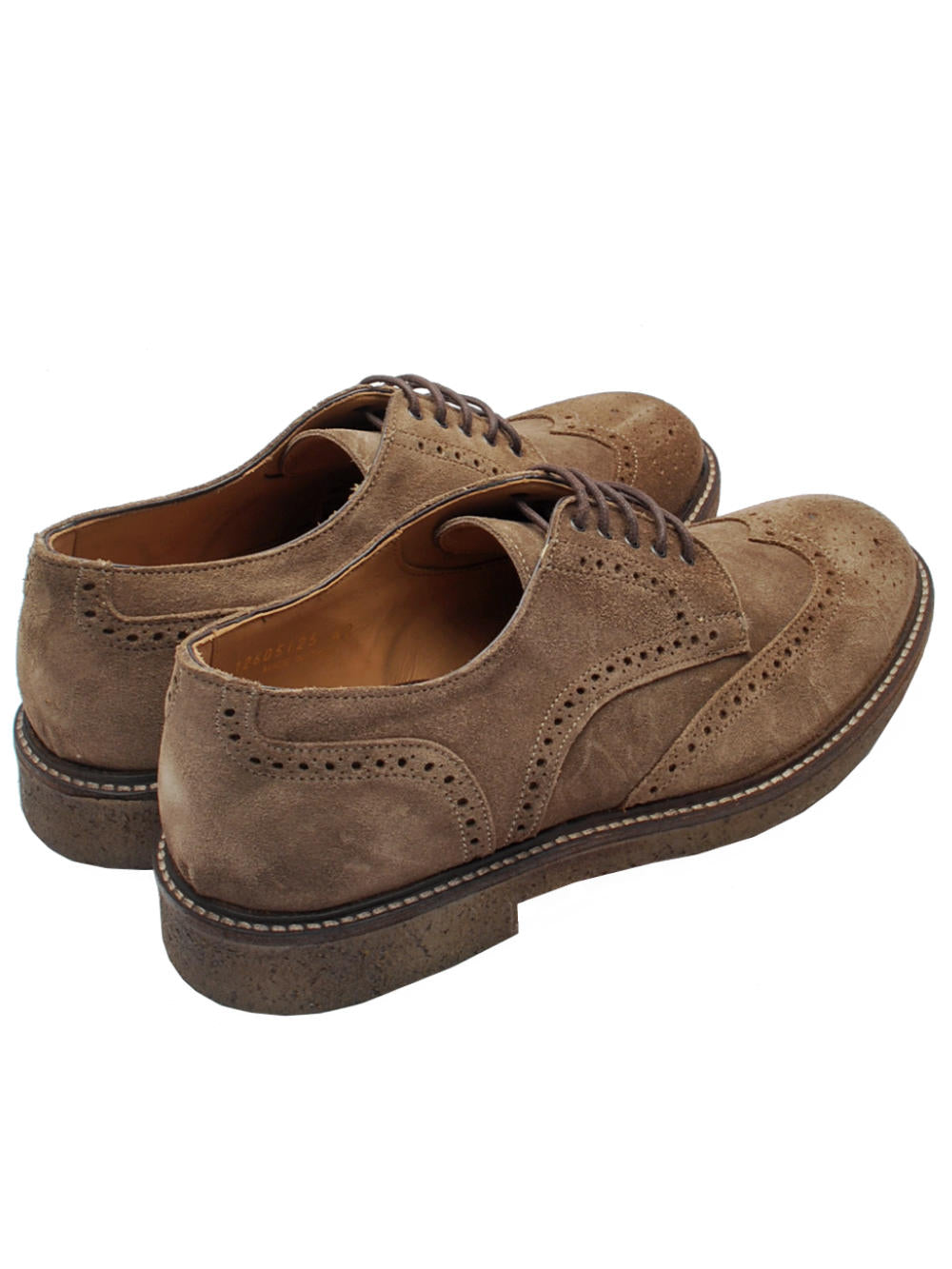 Scarpa Bassa Uomo Artisti e Artigiani 36288 - Camoscio Ingrassato Taupe ai25 - Calzature Nucca
