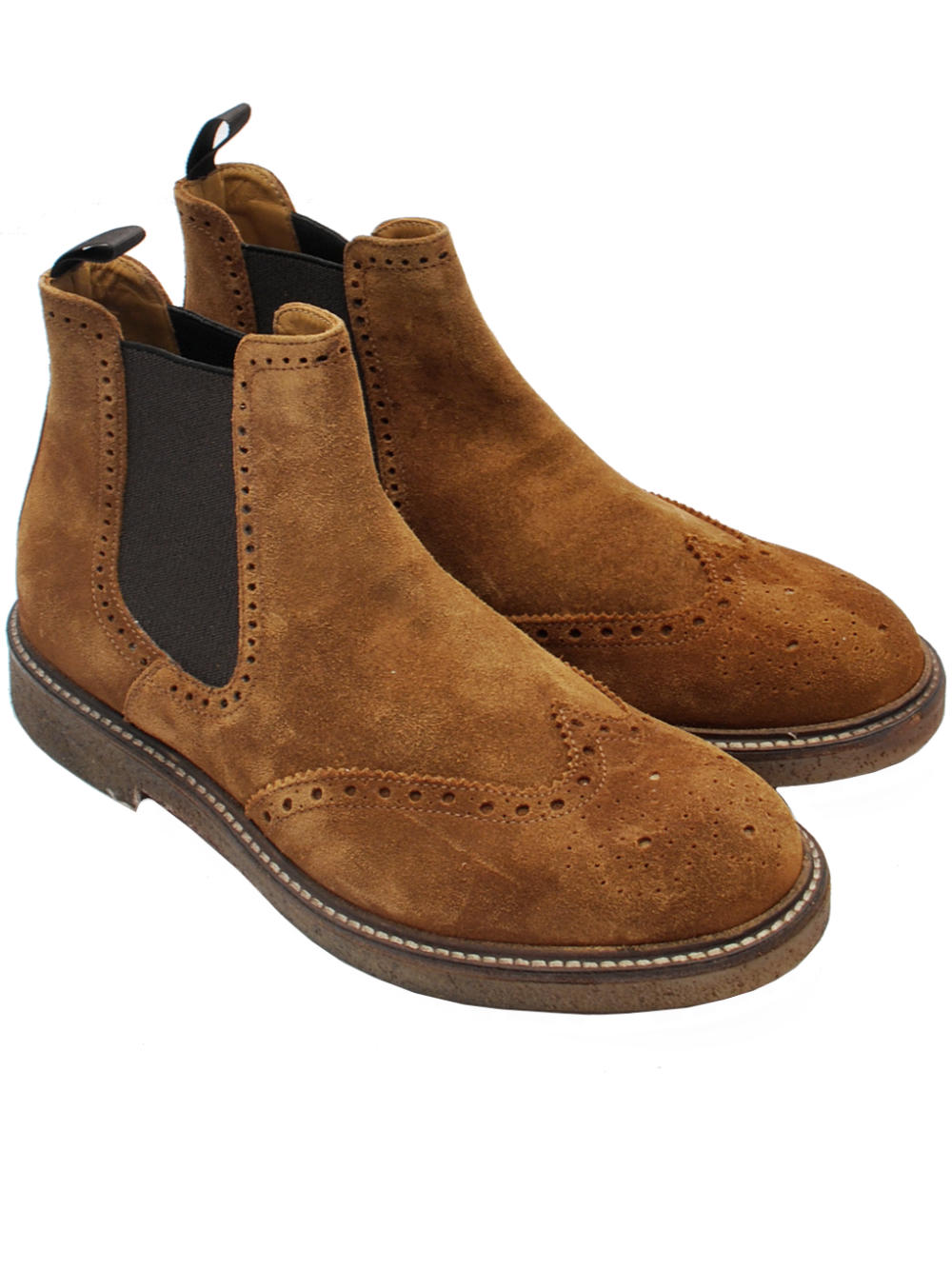 Tronchetto Uomo Artisti e Artigiani 12608 - Camoscio Rovere ai25 - Calzature Nucca