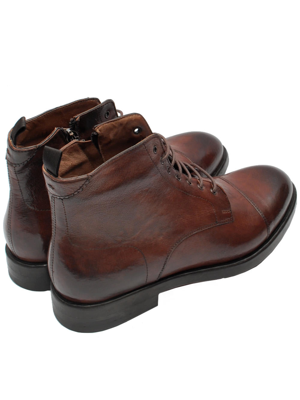 Polacchino Uomo Artisti e Artigiani 12548 - Bufalo Lavato Brandy ai25 - Calzature Nucca