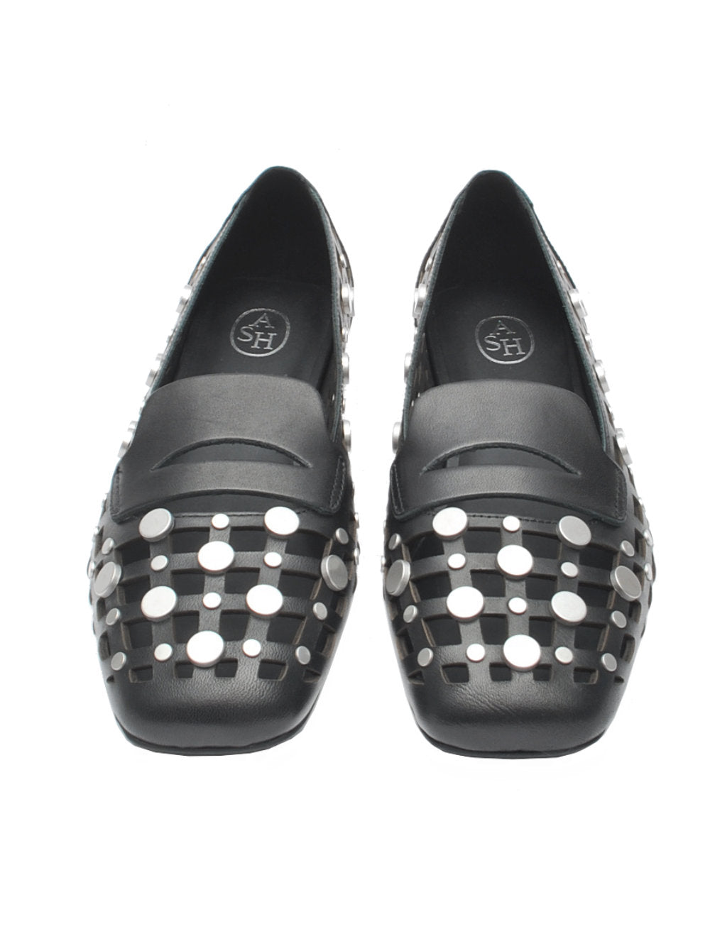 Mocassino Donna Ash Bali Pelle Nera Pe26