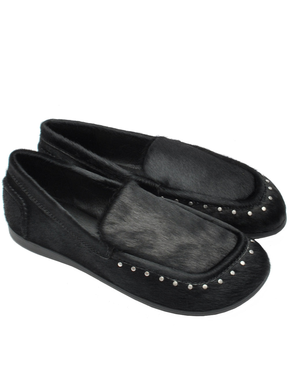 Mocassino Donna Ash Jasperi Cavallino Nero Ai26