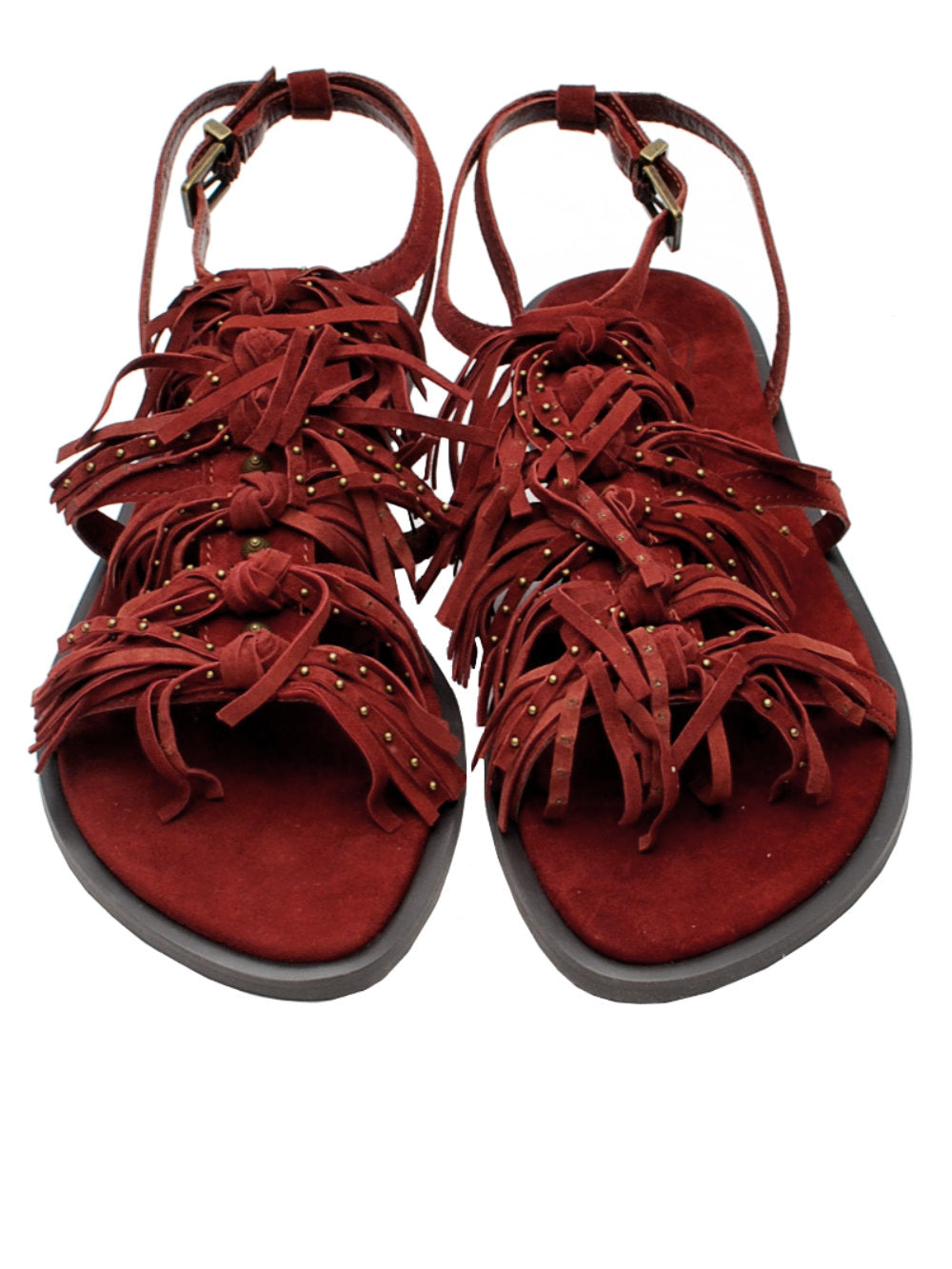 Sandalo Ash Panic Marsala - Borchiette Oro Pe26