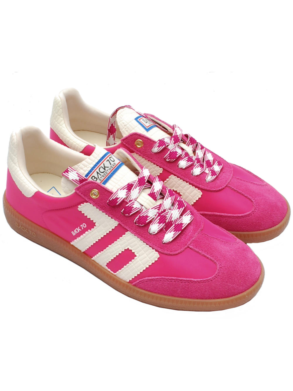 Sneakers Donna Back 70 Ghost Nylon Fuxia pe25 - Calzature Nucca