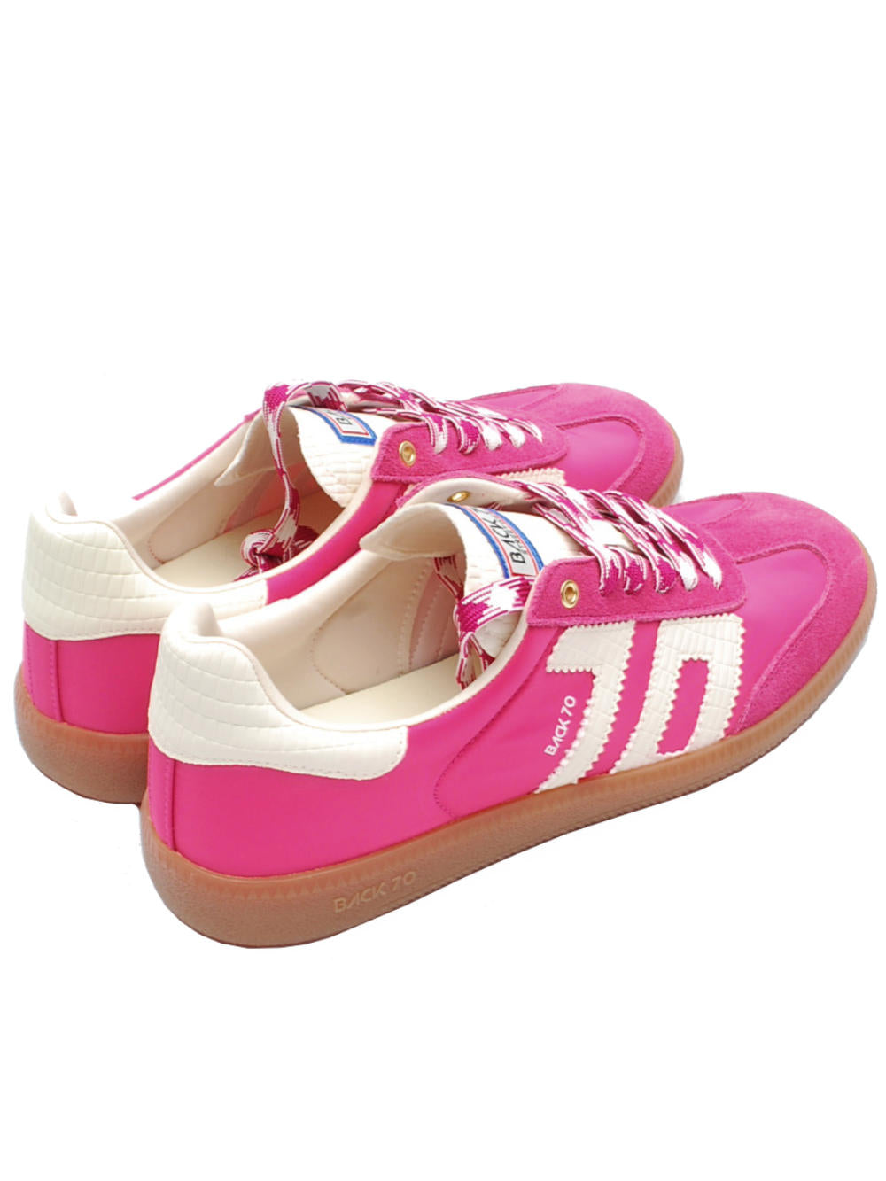 Sneakers Donna Back 70 Ghost Nylon Fuxia pe25 - Calzature Nucca