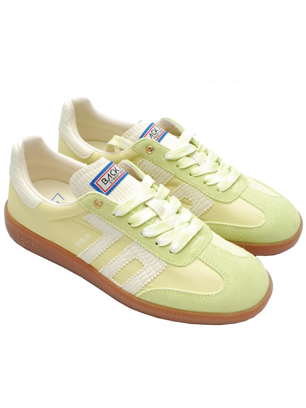 Sneakers Donna Back 70 Ghost Nylon Yellow pe25 - Calzature Nucca