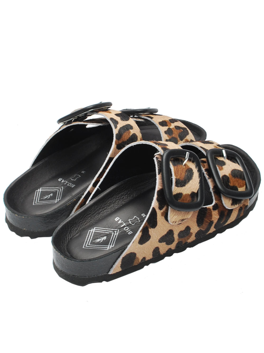 Ciabatte Biolab Bottom Grace Cavallino Leopardo Pe26