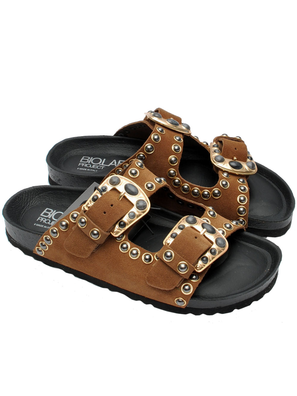 Ciabatte Biolab Iowa Scamosciato Taupe Pe26