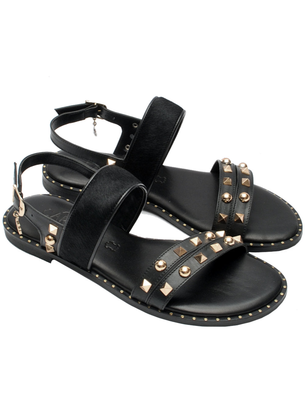 Sandalo Caryatis Errieta 62105 Black Pe26