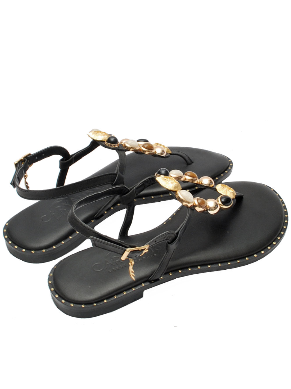 Sandalo Caryatis Zefi 62140 Black Pe26