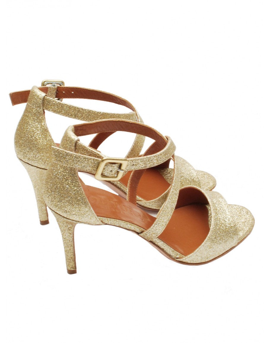 Couture sandalo c1004 glitter oro pe22