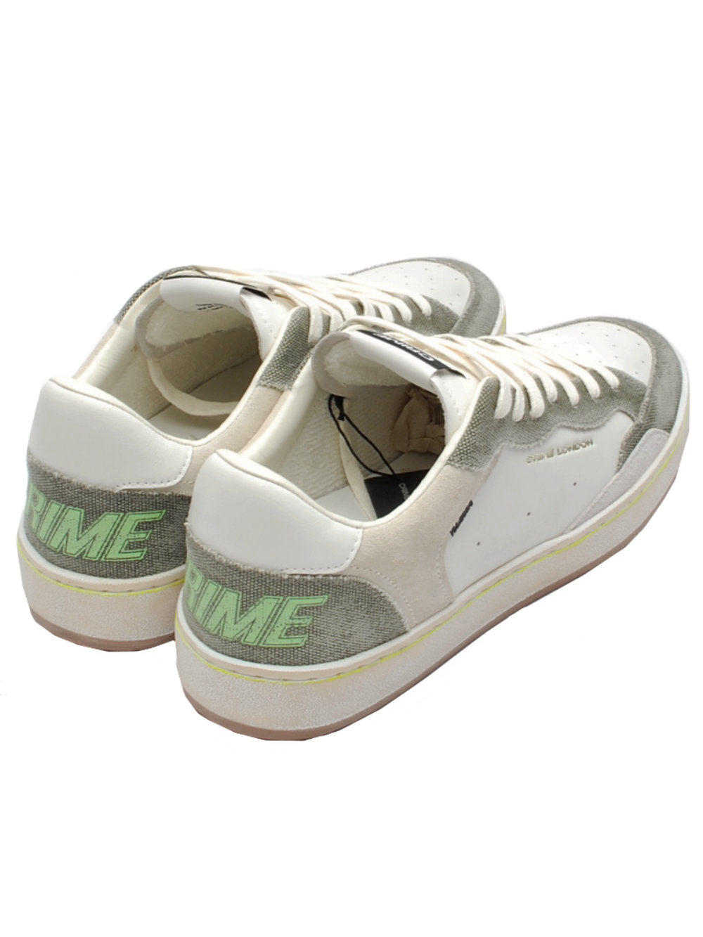 Sneakers Uomo Crime London Chelsea bianco army 14201 pe25 Calzature Nucca