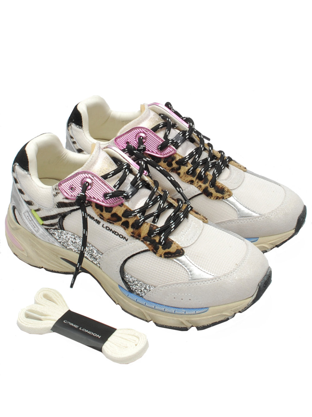 Sneaker Donna Crime London Fugitive 25303 Bianco AI25 - Calzature Nucca