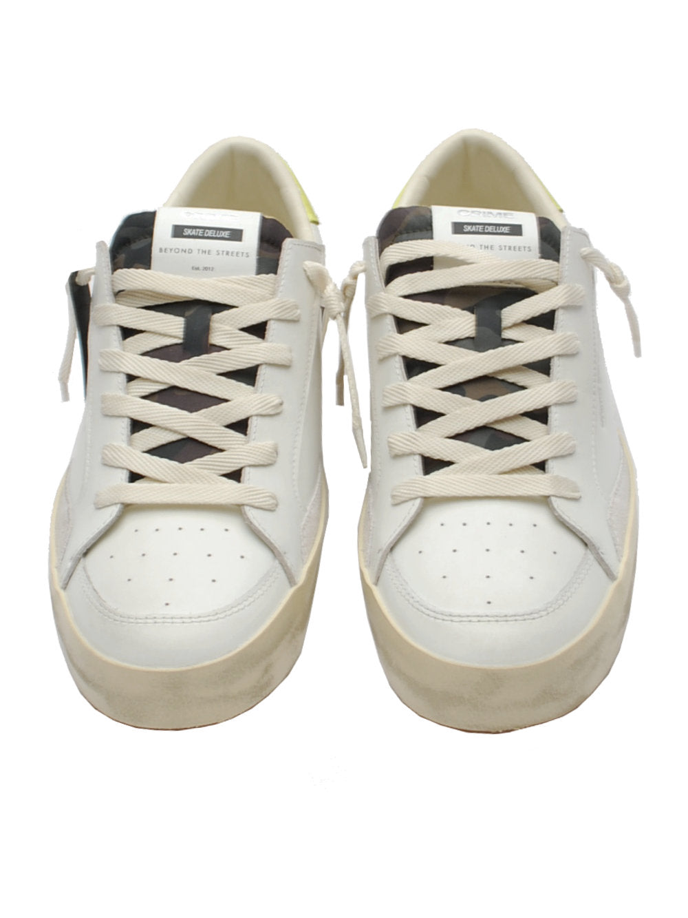 Sneakers Uomo Crime London Sk8 Deluxe bianco 14108 pe25 Calzature Nucca - San Bonifacio