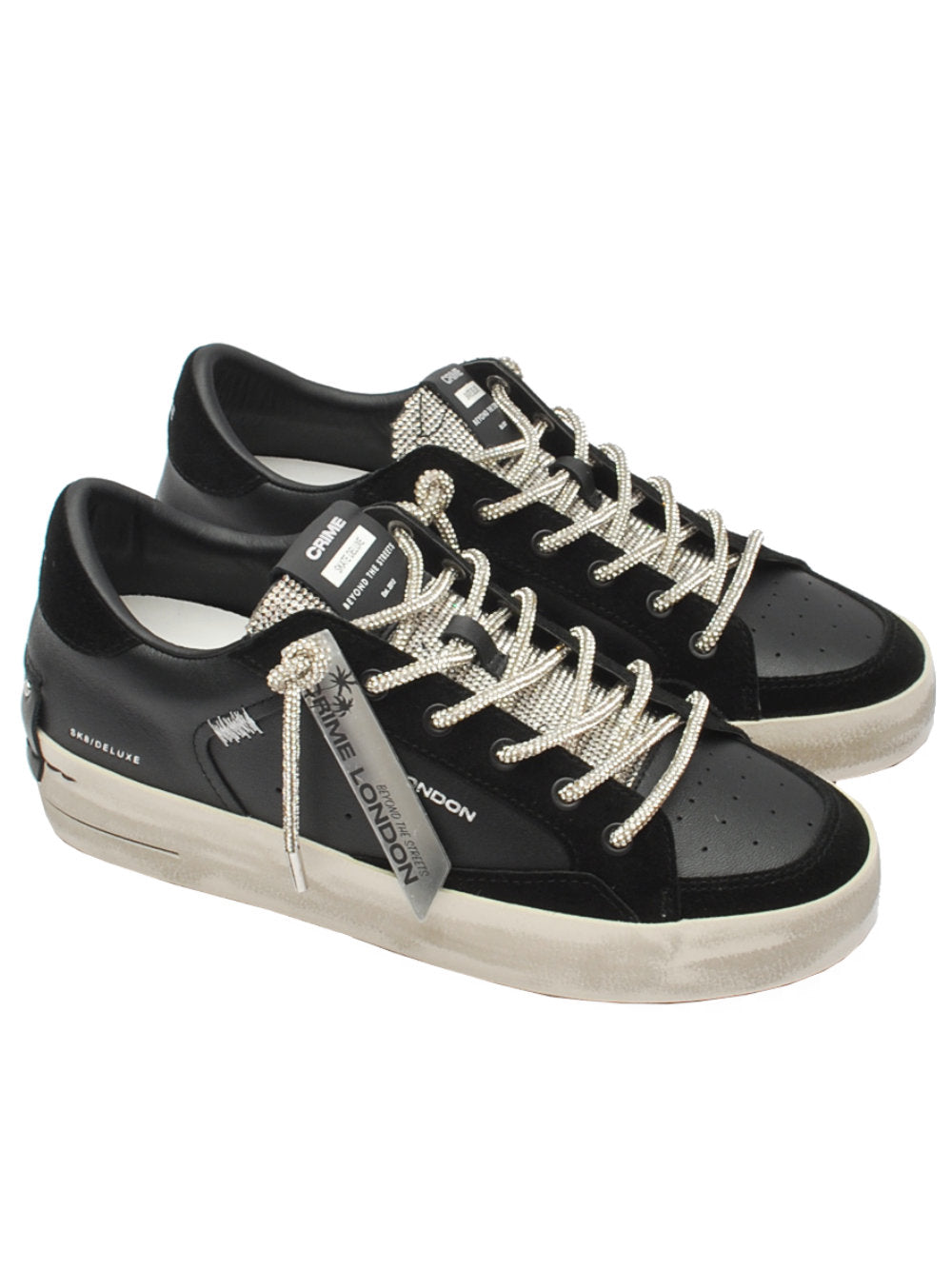 Sneaker Donna Crime London SK8 Deluxe Wedge Nero 23150 Ai26