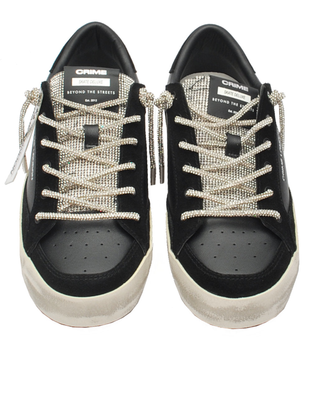 Sneaker Donna Crime London SK8 Deluxe Wedge Nero 23150 Ai26