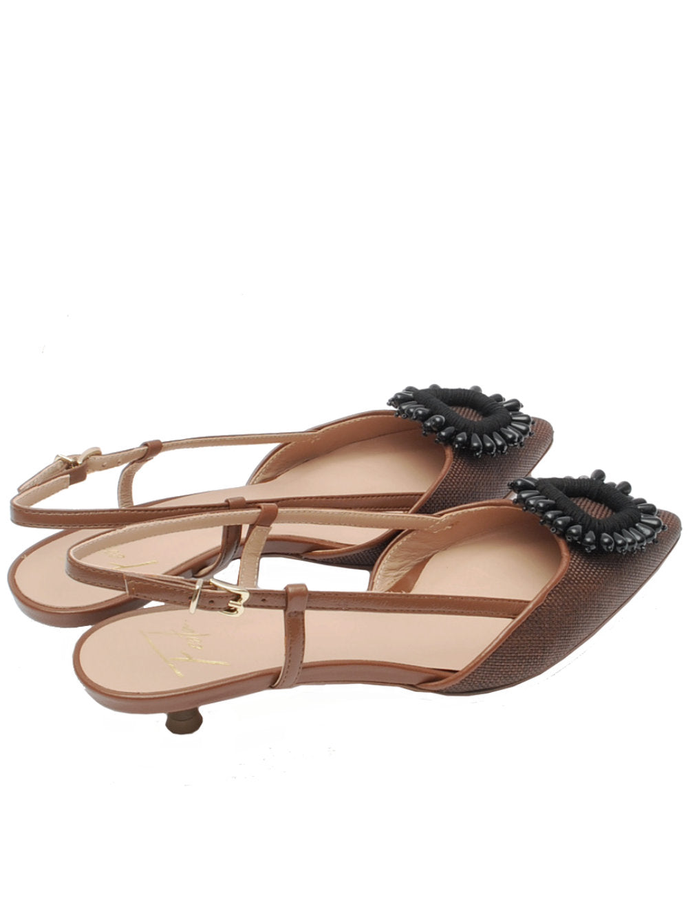 Slingback Donna Festa Aidal Farro Marrone Pe26