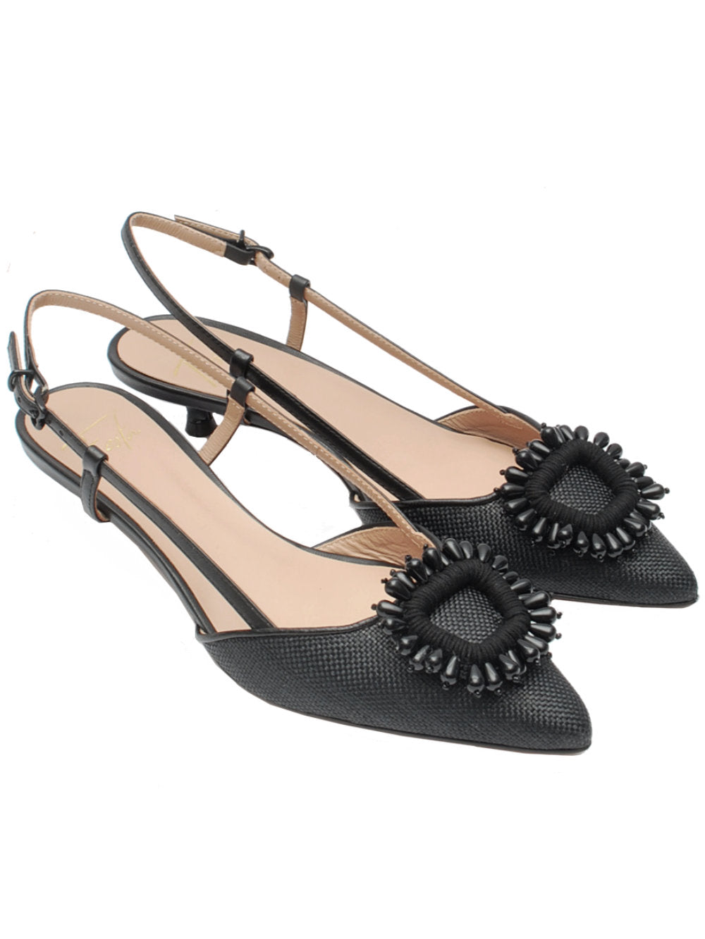 Slingback Donna Festa Aidal Farro Nero Pe26