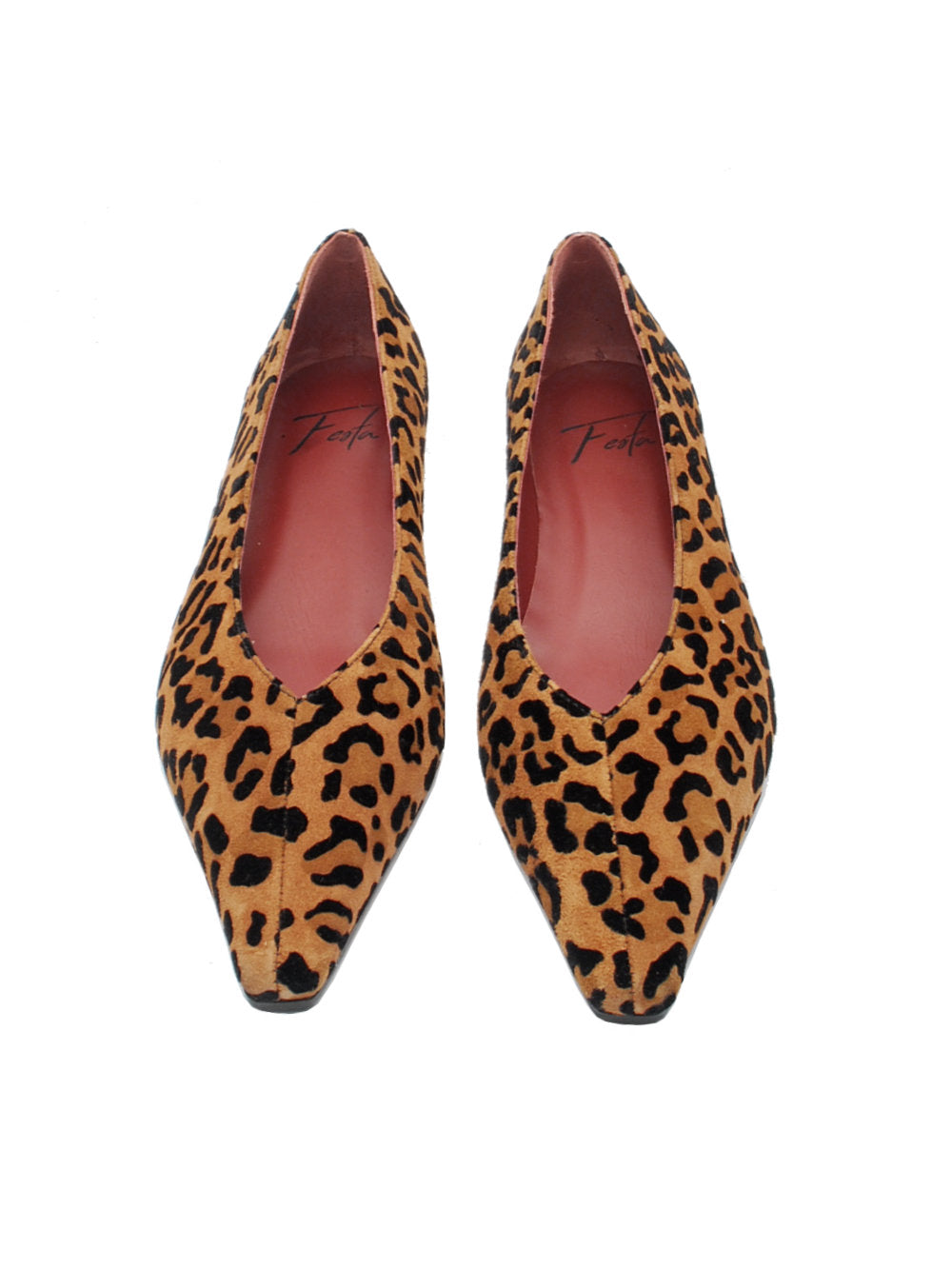 Décolleté Festa Saline - Camoscio Leo Tacco 2cm Ai25 - Calzature Nucca