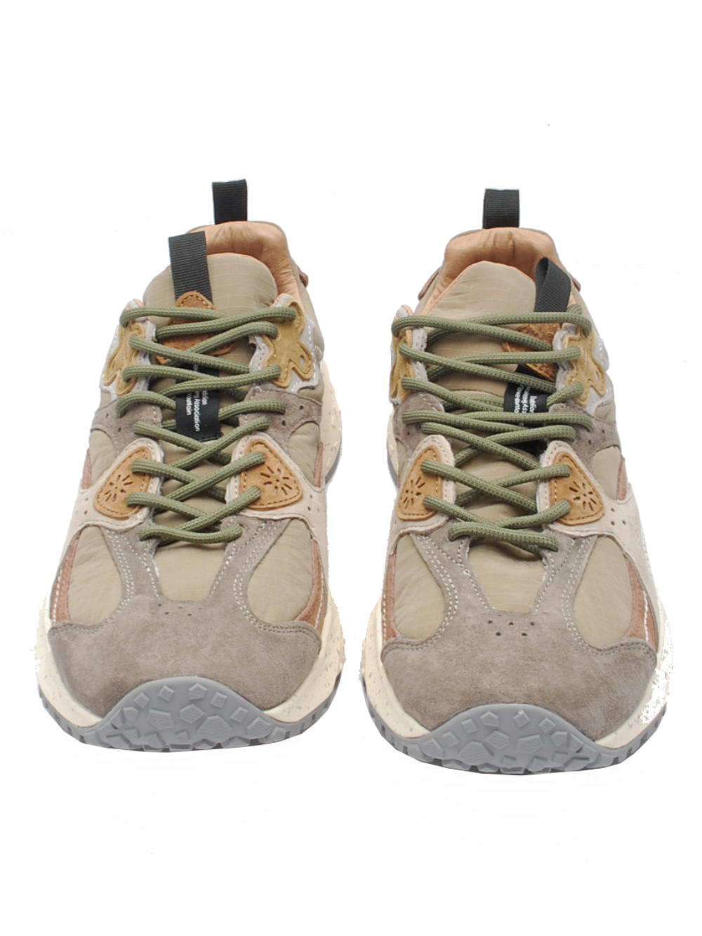 Sneakers Uomo Flower Mountain Wave Uni Light Grey Brown (Cod. 2B58) ai25 - Calzature Nucca