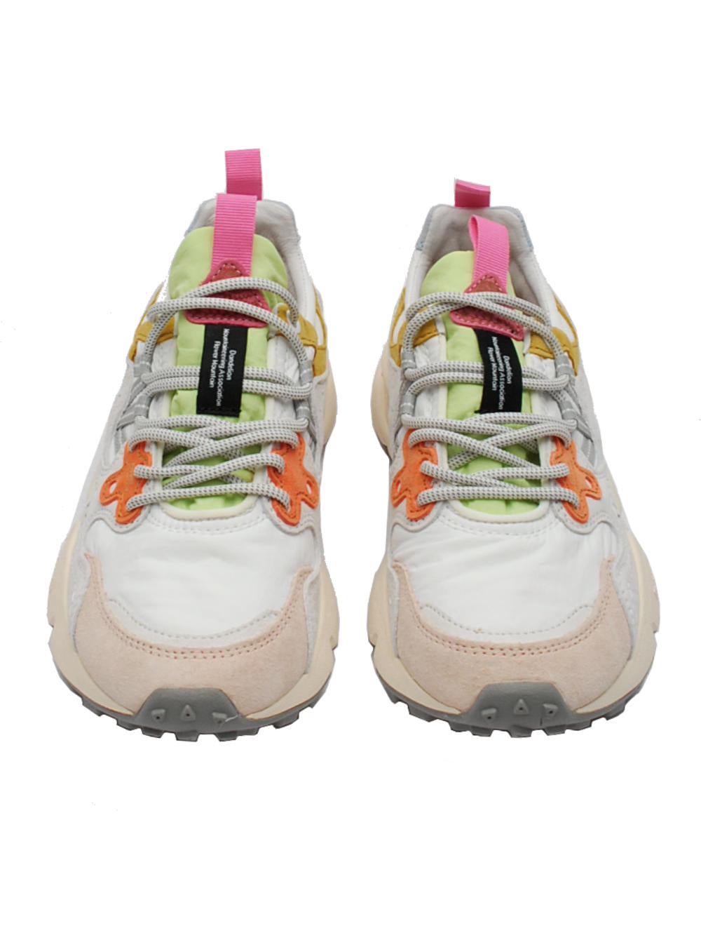 Flower mountain sneaker yamano 3 1n04 white pink pe24