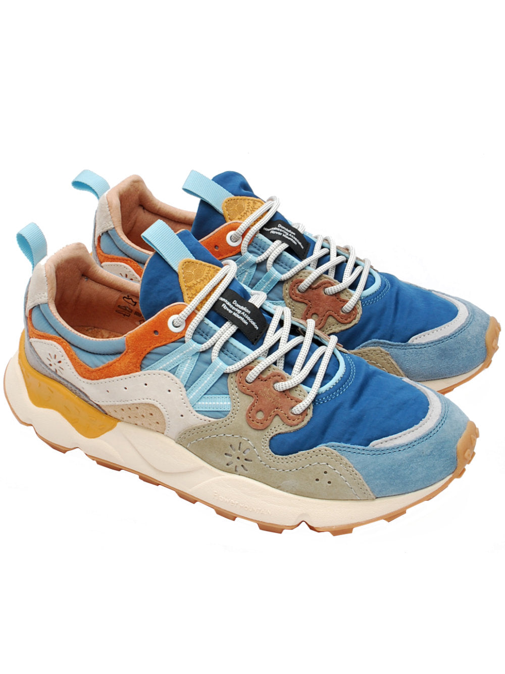 Sneakers Uomo Flower Mountain Yamano 3 Azure Sage (Cod. 1B13) pe26