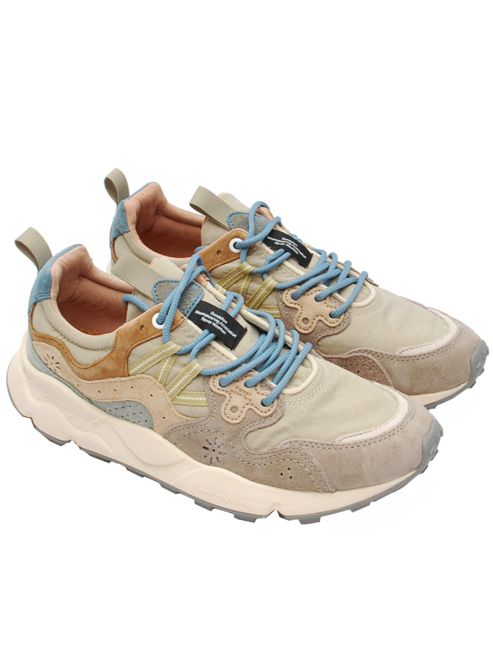 Sneakers Uomo Flower Mountain Yamano 3 Taupe Light beige (Cod. 1D53) pe26