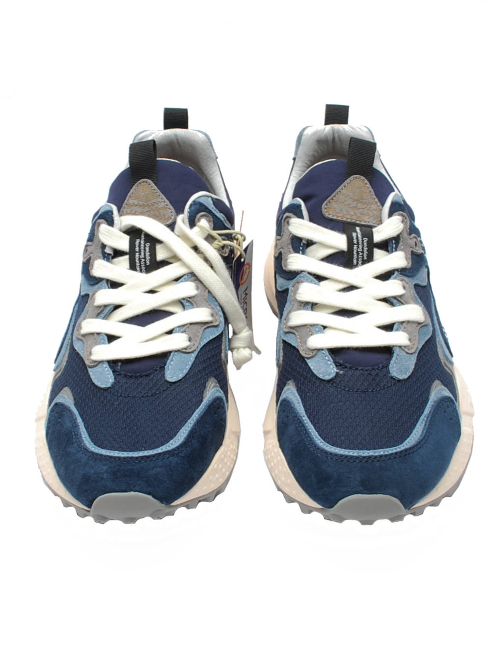 Sneakers Uomo Flower Mountain Rulis Navy Multi (Cod. 1C69) pe25 - Calzature Nucca