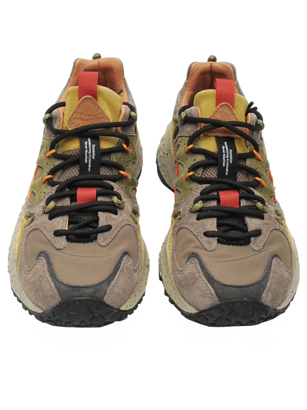 Sneakers Uomo Flower Mountain Yamabushi Mou Dark Brown Acid (Cod. 4D96) Ai26