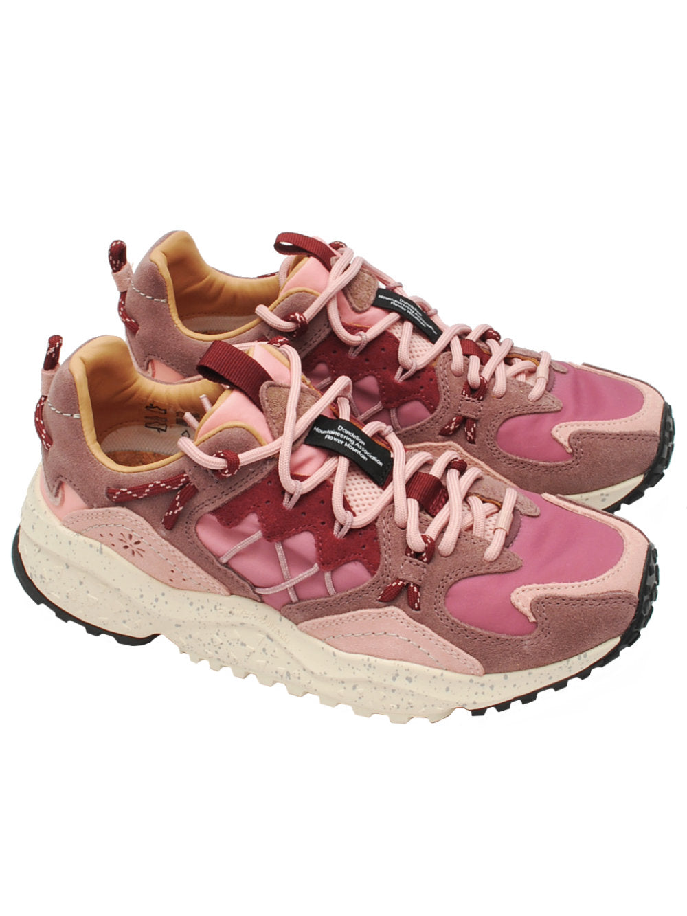 Sneakers Donna Flower Mountain Yamabushi Cipria Rose Purple (Cod. 1M97) - Ai26