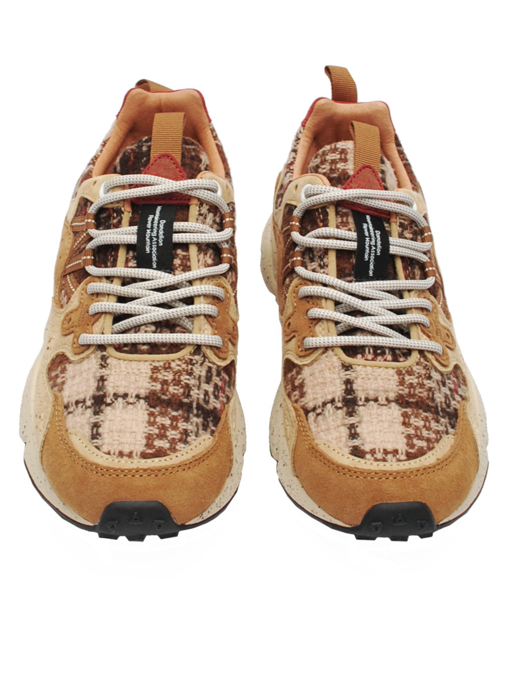 Sneakers Donna Flower Mountain Yamano 3 Light Brown Cream Brown  (Cod. 2E02) - Ai26