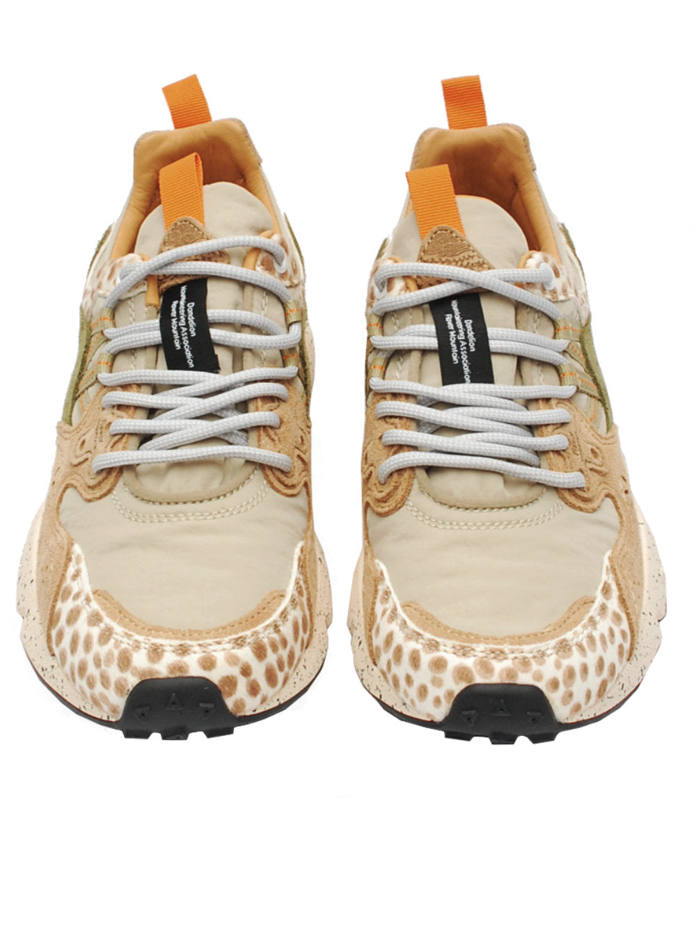 Sneakers Donna Flower Mountain Yamano 3 Beige Cognac Brown (Cod. 2E51) - Ai26