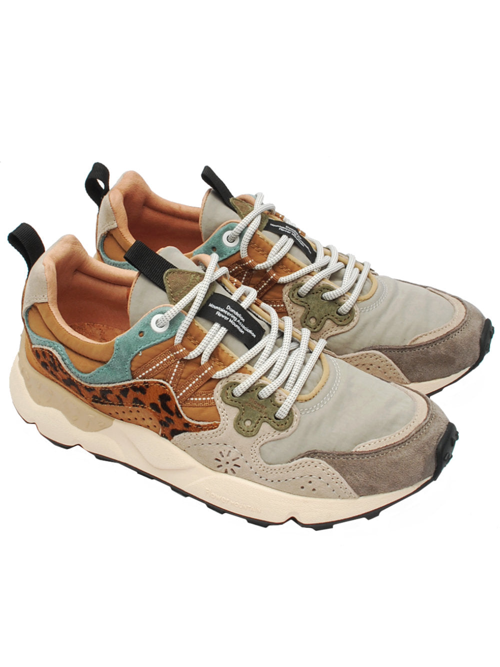 Sneakers Donna Flower Mountain Yamano 3 Taupe Beige Copper  (Cod. 3D21) - Ai26