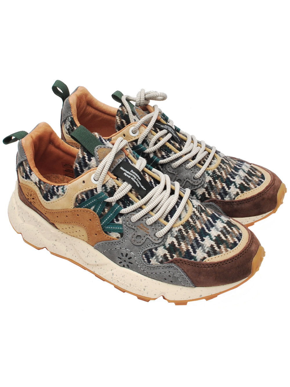 Sneakers Donna Flower Mountain Yamano 3 Brown Anthracite Cogna (Cod. 4D37) - Ai26