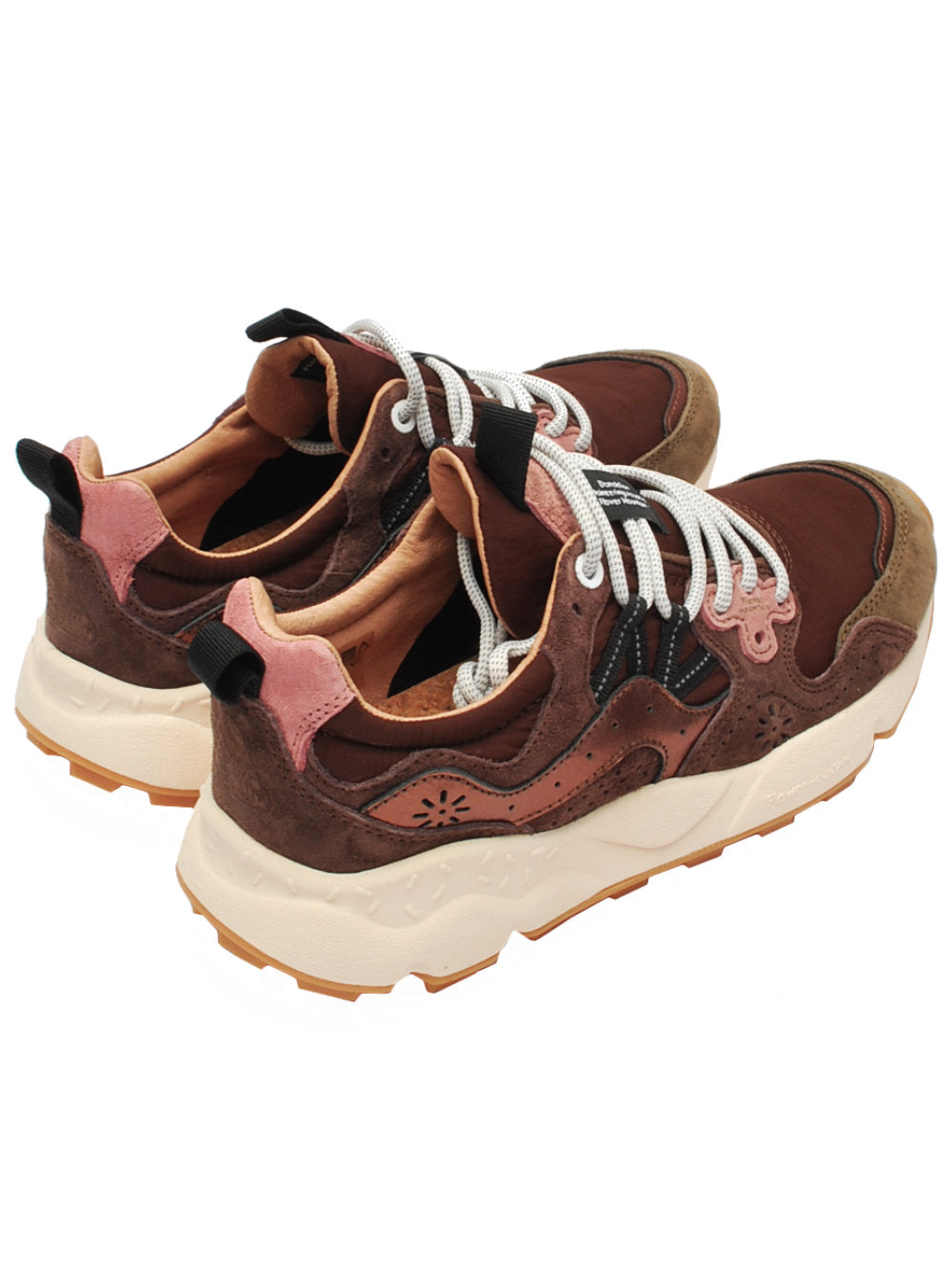 Sneakers Donna Flower Mountain Yamano 3 Brown Bronze Pink (Cod. 4D80) - Ai26