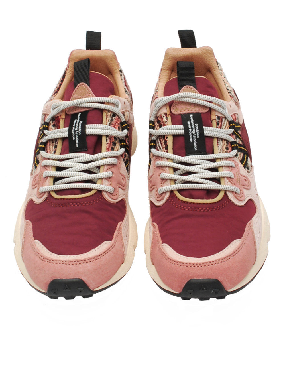 Sneakers Donna Flower Mountain Yamano 3 Purple Pink Brown (Cod. 1I88) - Ai26