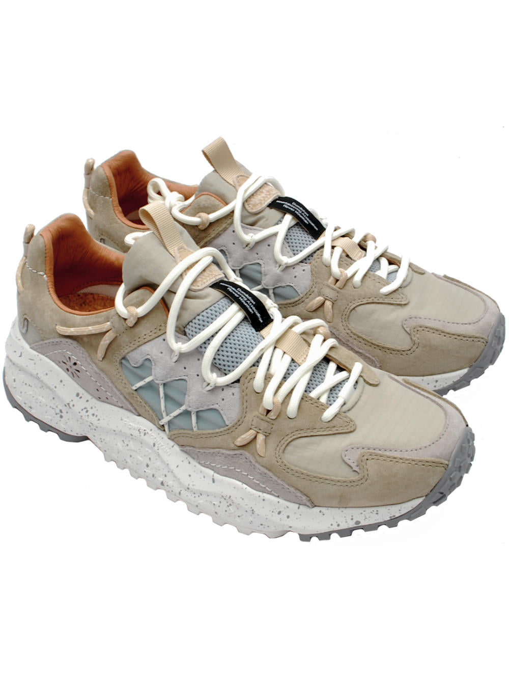 Sneakers Uomo Flower Mountain Yamabushi Grey Light Military (Cod. 3B60) pe26