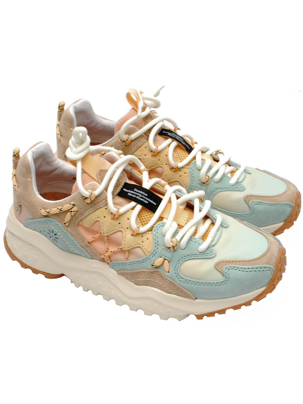 Sneakers Donna Flower Mountain Yamabushi Menthos Sand Pale Yellow (Cod. 1C92) - Pe26